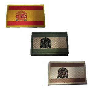 Parche bandera españa velcro bordado Grande