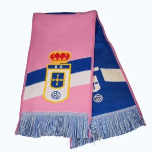 Bufanda Real Oviedo Rosa