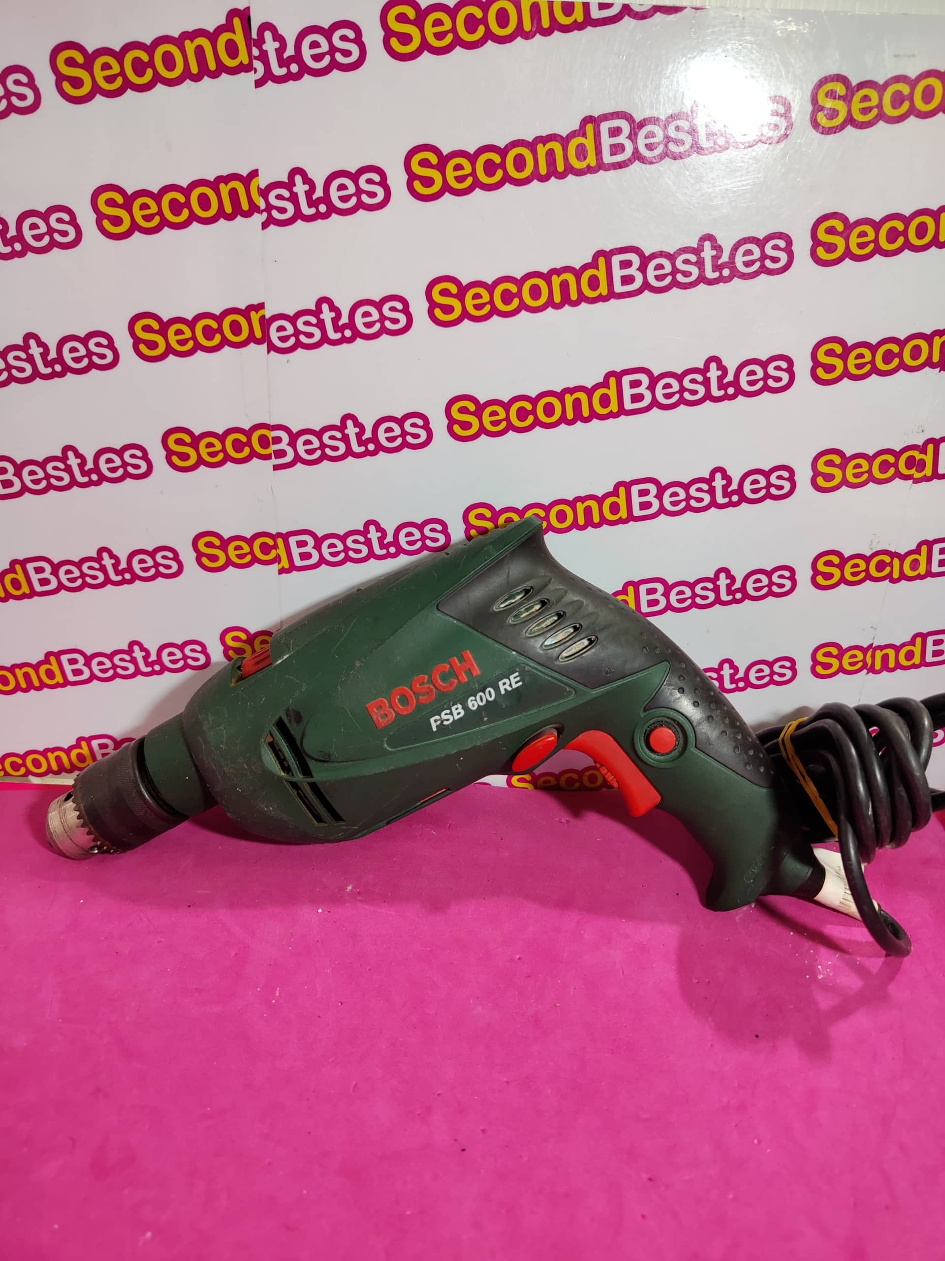 Bosch PSB 600 RE Taladro Percutor Verde Segunda Mano - Imagen 6