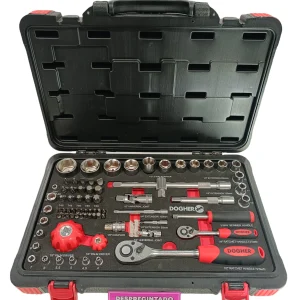 Dogher 1/4″-1/2 76 Piezas Juego Carraca Vasos