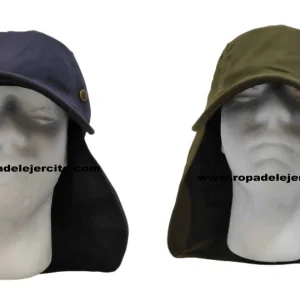 Gorra Sahara con protección larga de cuello "Azul o Gris"