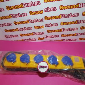 Base Múltiple de Jardín Brennenstuhl 5 Tomas 5M Amarillo Nuevo