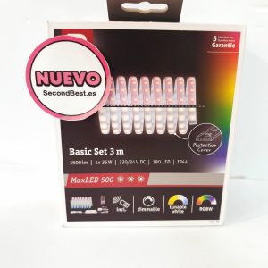 Paulmann MAXLED Basic Set 3 706.28 V Tira 180 LED RGBW Regulable Nueva