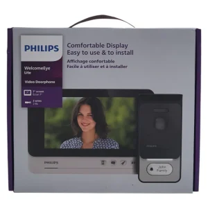PHILIPS WelcomeEye Lite 7″ Pulgadas Videoportero Negro