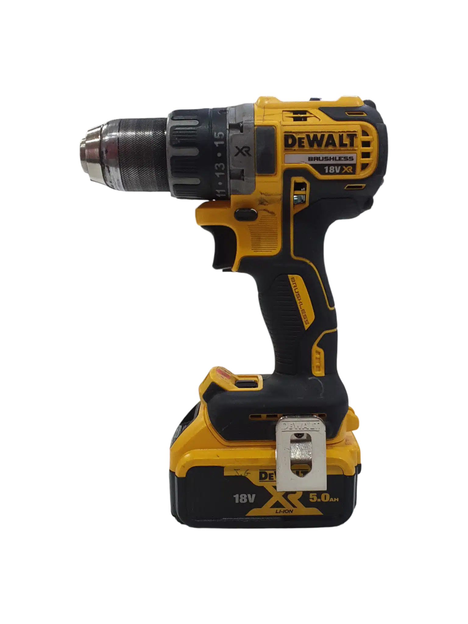 DeWALT DCD791NT-XJ Taladro a Batería 5AH Amarillo Segunda Mano - Imagen 3
