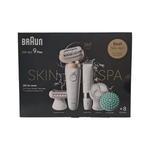 Braun Silk·épil 9 Flex All-in-One – Depiladora Eléctrica 360°