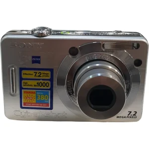 Sony DSC-W55 7,2 MPx Plateada Cámara De Fotos Digital Compacta Segunda Mano