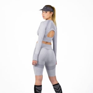 Conjunto deportivo biker top manga larga