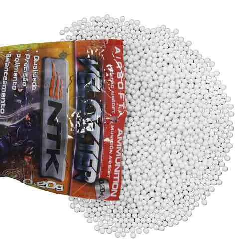 Balines Plásticos Airsoft Bbs 6mm 0.28g 3500 Unidades - Imagen 2
