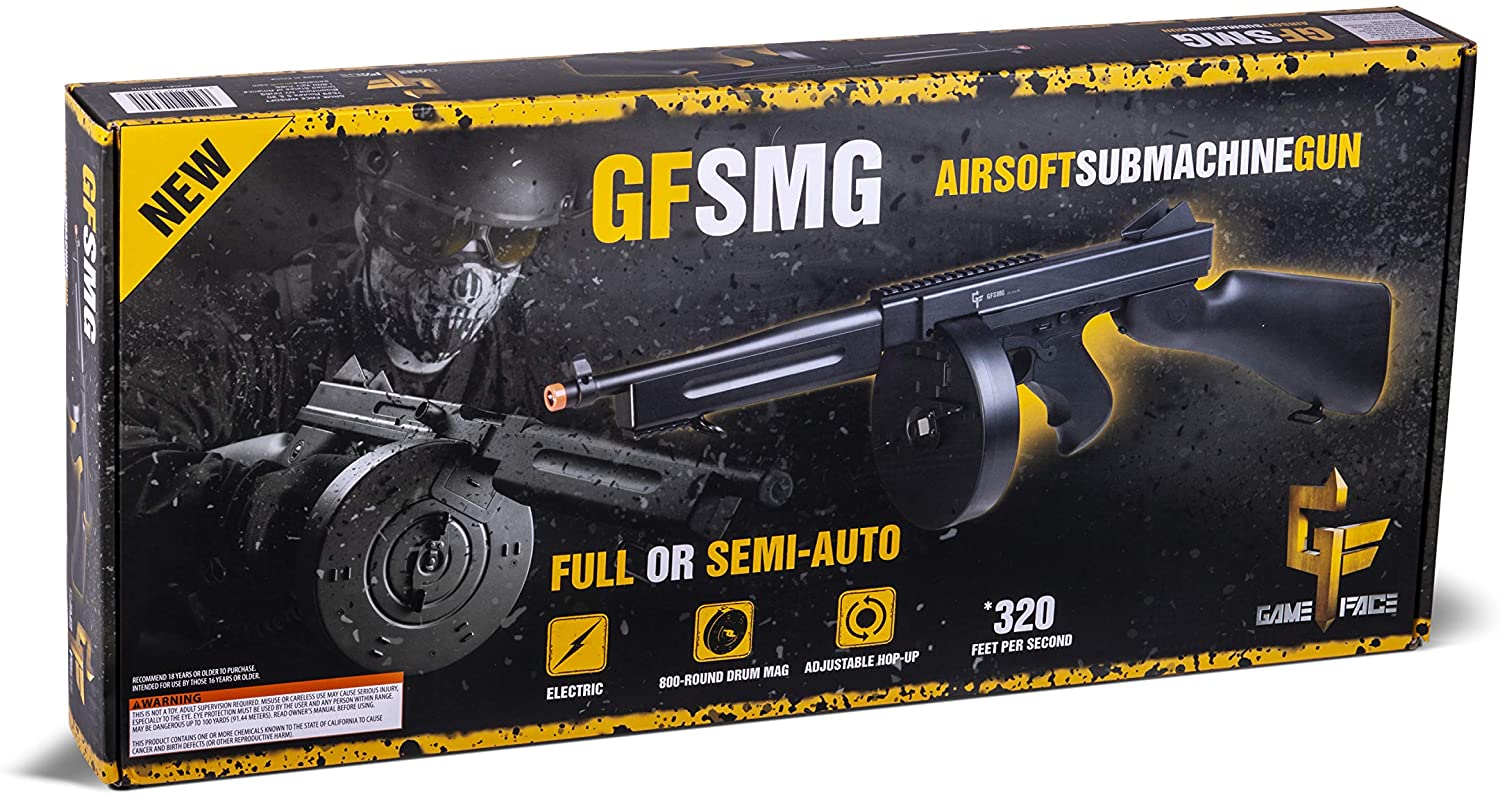 Rifle AirSoft AEG Game Face GFSMG con Tambor - Imagen 5