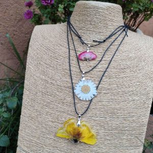 Colgantes flores naturales
