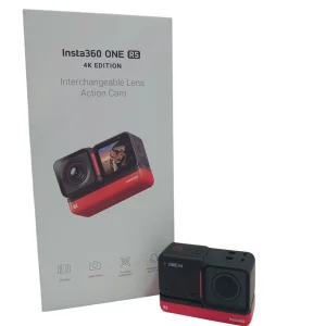 Insta360 ONE RS 4K Edition Cámara de Acción Versátil Negro Desprecintado