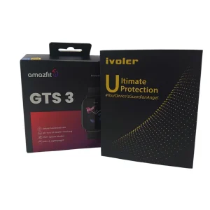 Amazfit GTS 3 42mm SmartWatch + Protector ivoler