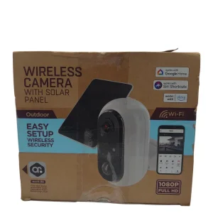 Mubit Wireless Camera With Solar Panel Cámara Videovigilancia Blanco