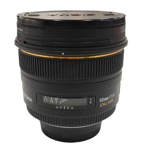 Sigma 50mm f1.4 EX DG HSM Objetivo Negro Segunda Mano