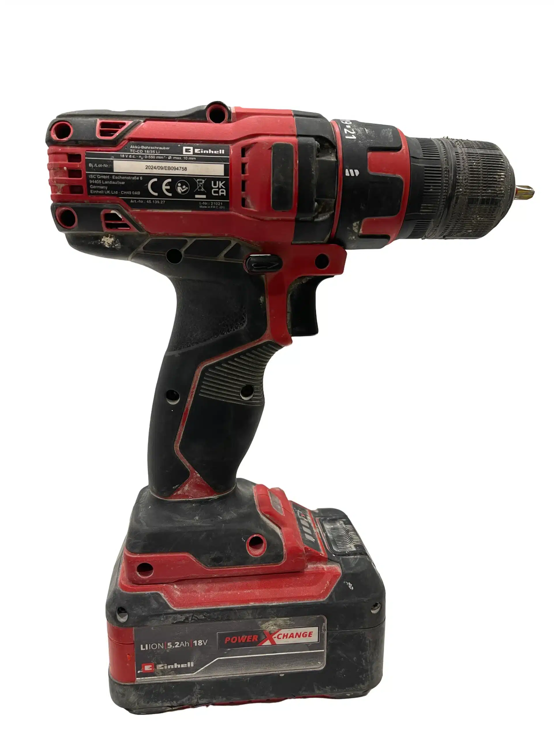 Einhell TC-CD 18/35 LI Taladro Atornillador inalámbrico Sin Cargador Segunda Mano - Imagen 3