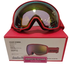 Atomic Count Stereo Gafas de Esquí Unisex Adulto Rojas Segunda Mano