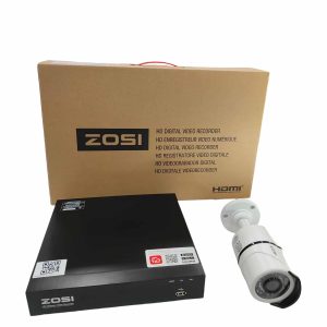 Zosi Toe Network Video Recorder +IP Security Camera x8 Disco duro y Camaras De Seguridad Blancas