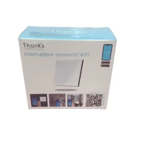 Thank’s 552297 Interruptor Vía Wifi 1 Botón Blanco