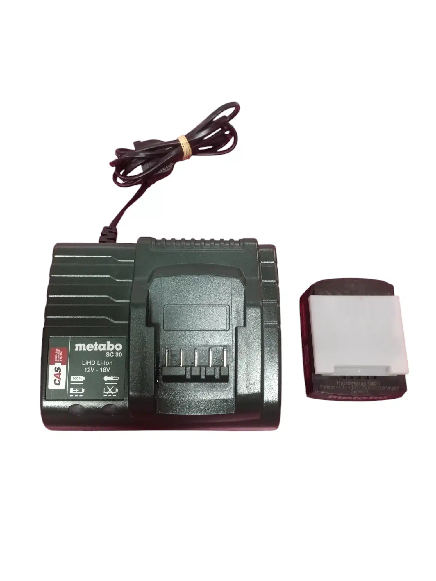 Metabo PowerMaxx SB 12 12V 2.0AH Taladro Atornillador Percutor Verde con 2 Baterías Segunda Mano - Imagen 7