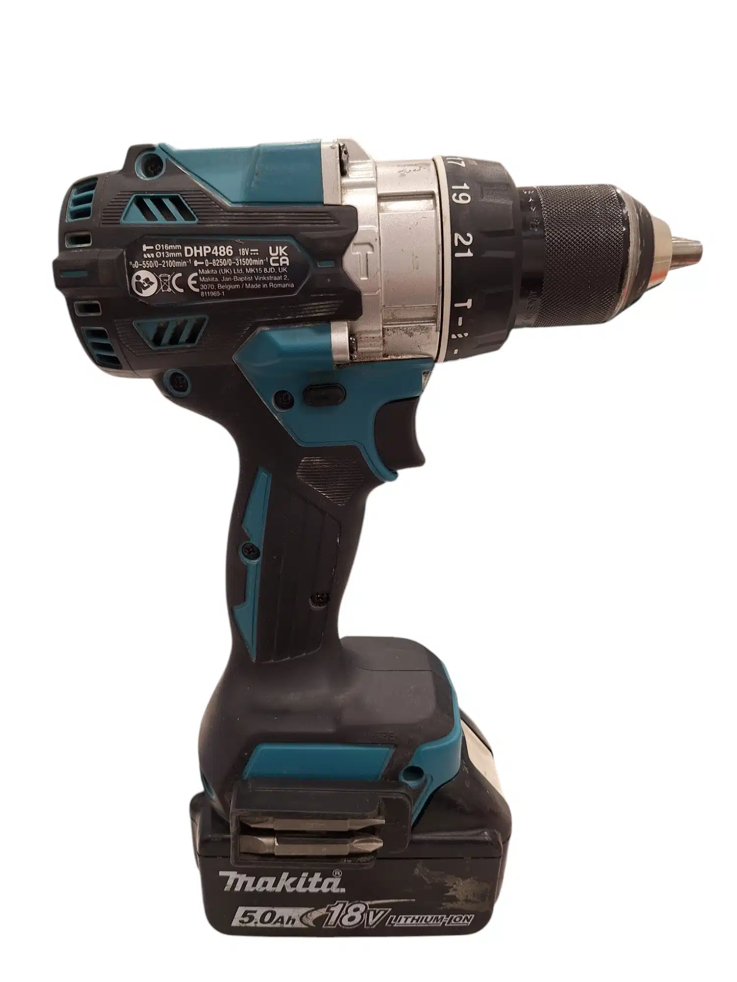 Makita DHP486 Taladro Percutor Verde Segunda Mano - Imagen 7