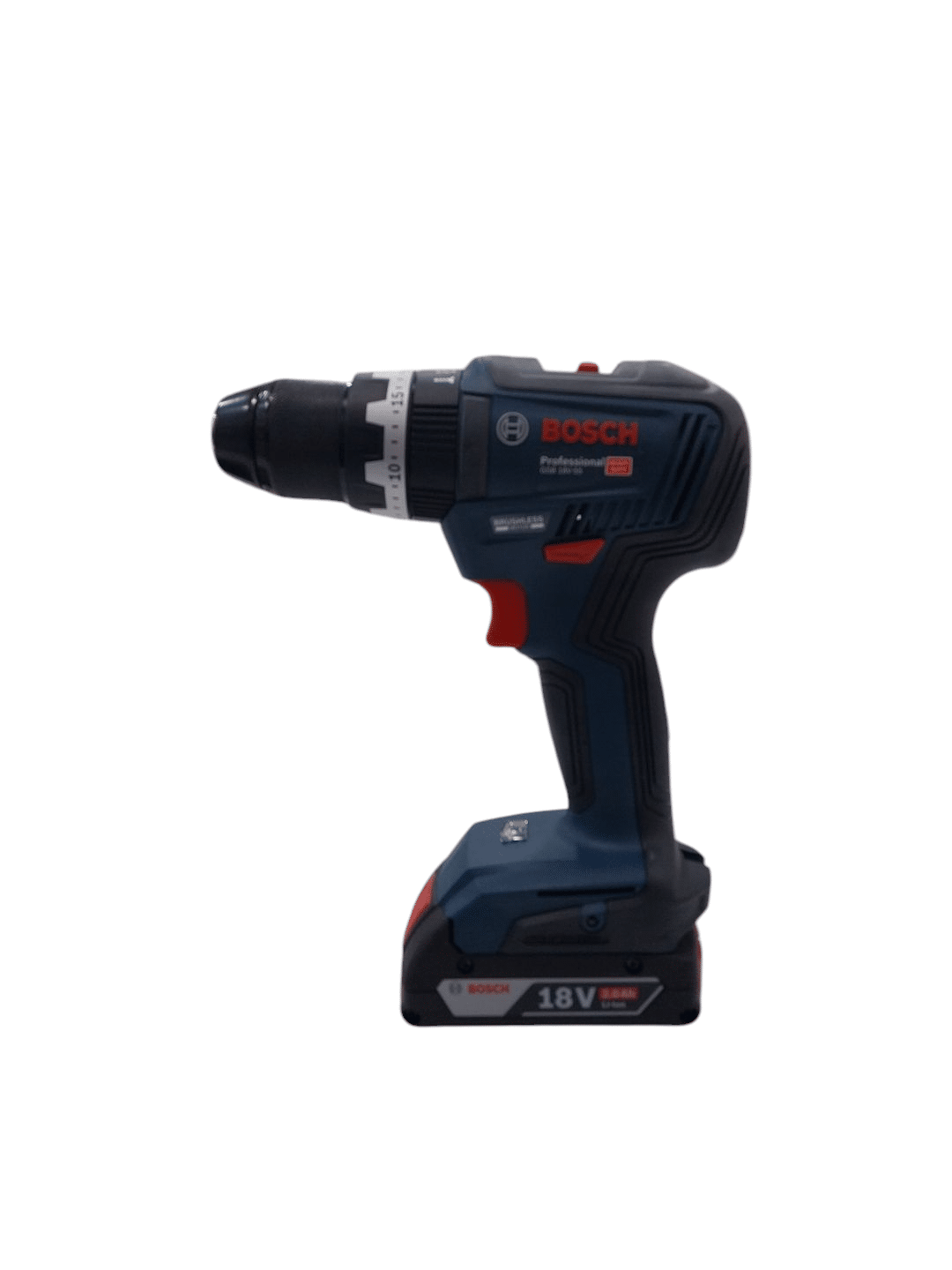 Taladro Autónomo Bosch Profesional GSB 18V-55 + Cargador + 2 Baterías Segunda Mano