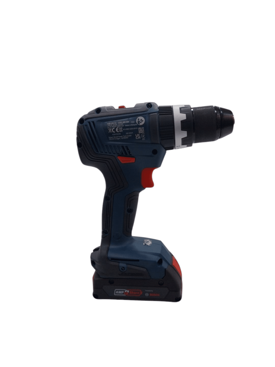 Taladro Autónomo Bosch Profesional GSB 18V-55 + Cargador + 2 Baterías Segunda Mano - Imagen 3