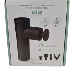 Decathlon Percussion Massage Device Mini Pistola de Masajes Negra