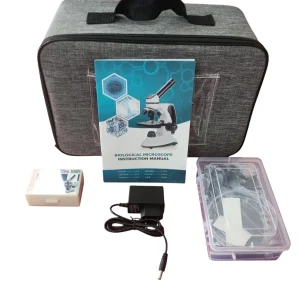 BEBANG 40X-2000X Microscopio Kits de Ciencia Blanco
