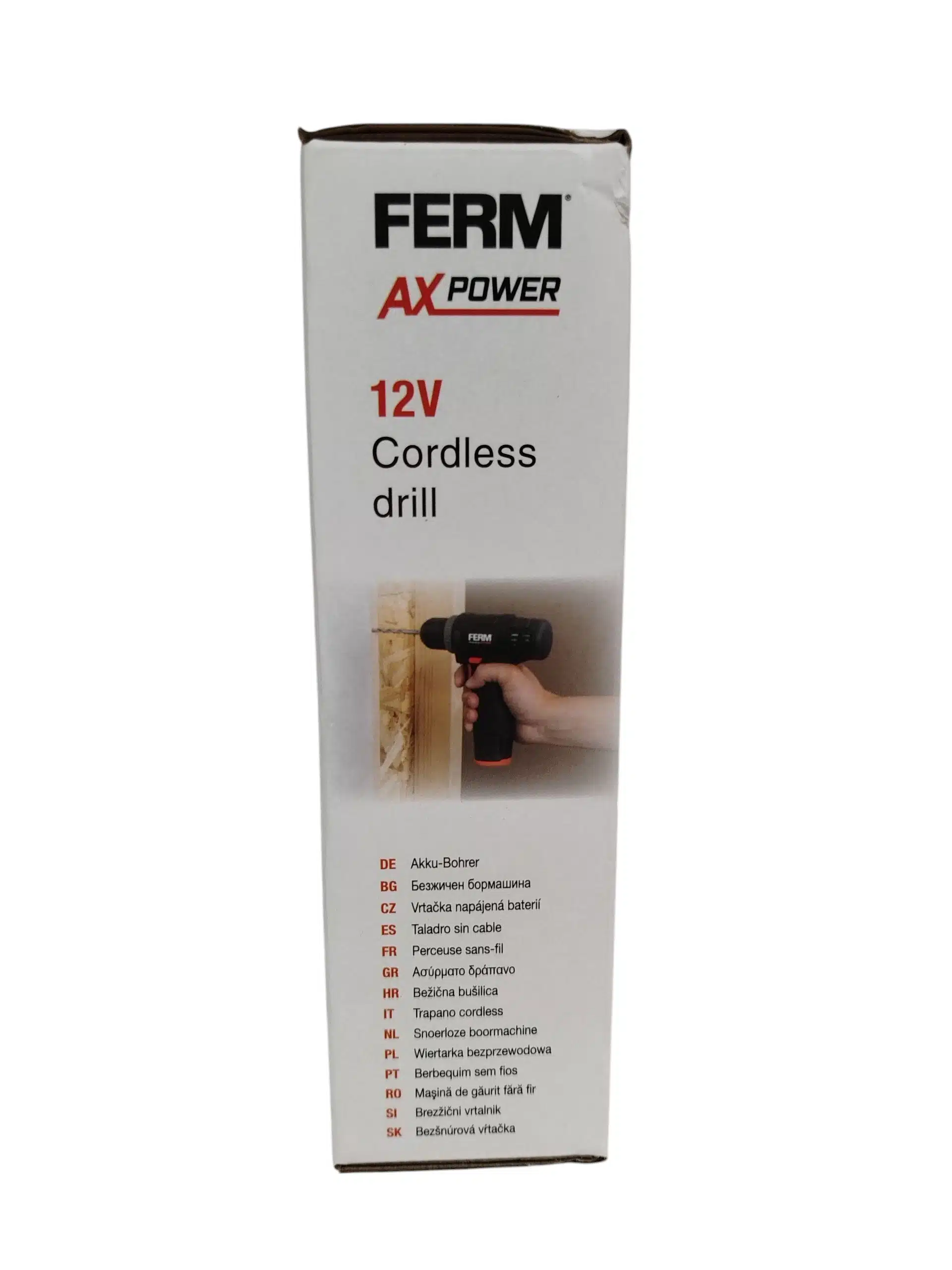 Ferm AX Power 12V Cordless Drill (3202290) Taladro Inalámbrico Negro - Imagen 3