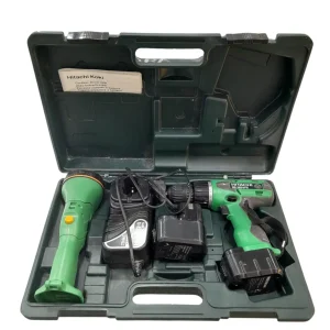 Hitachi DS 12DVF2 Taladro Atornillador 12V Verde Segunda Mano