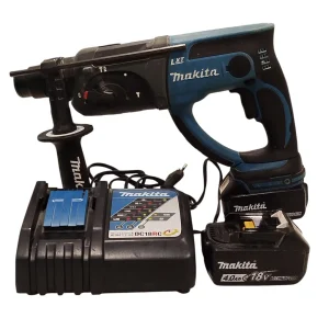 Makita DHR202 Taladro Percutor + 2 Baterías + Cargador Segunda Mano