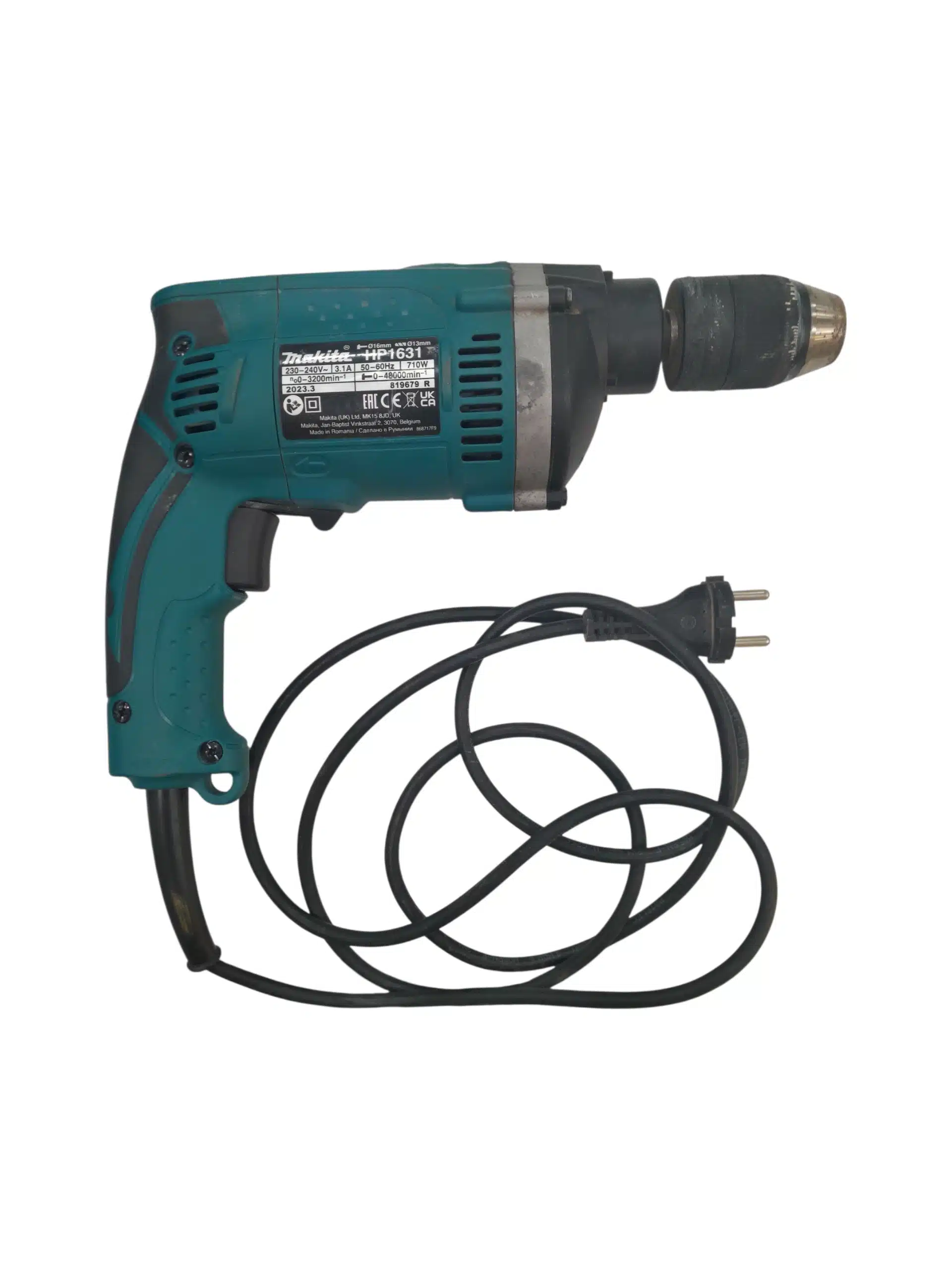 Makita HP1631KX3 710 Vatios Taladro de Martillo + Maletín Segunda Mano - Imagen 4