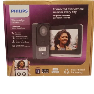 Philips WelcomeEye Connect 3 Videoportero Negro