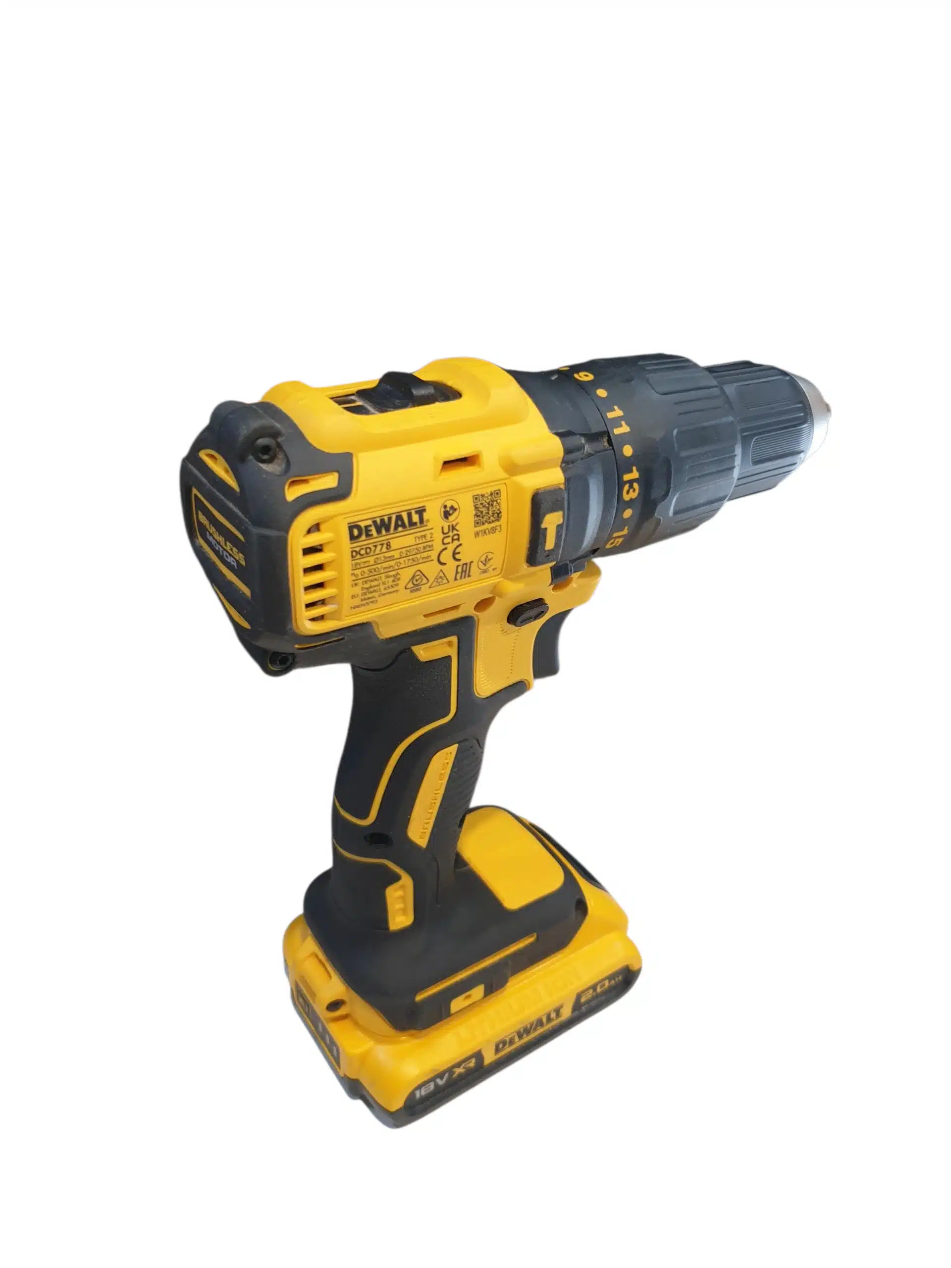 DeWalt DCD778D2T 18V XR + Maletín + BateríasPack Atornillador Percutor Segunda Mano - Imagen 4