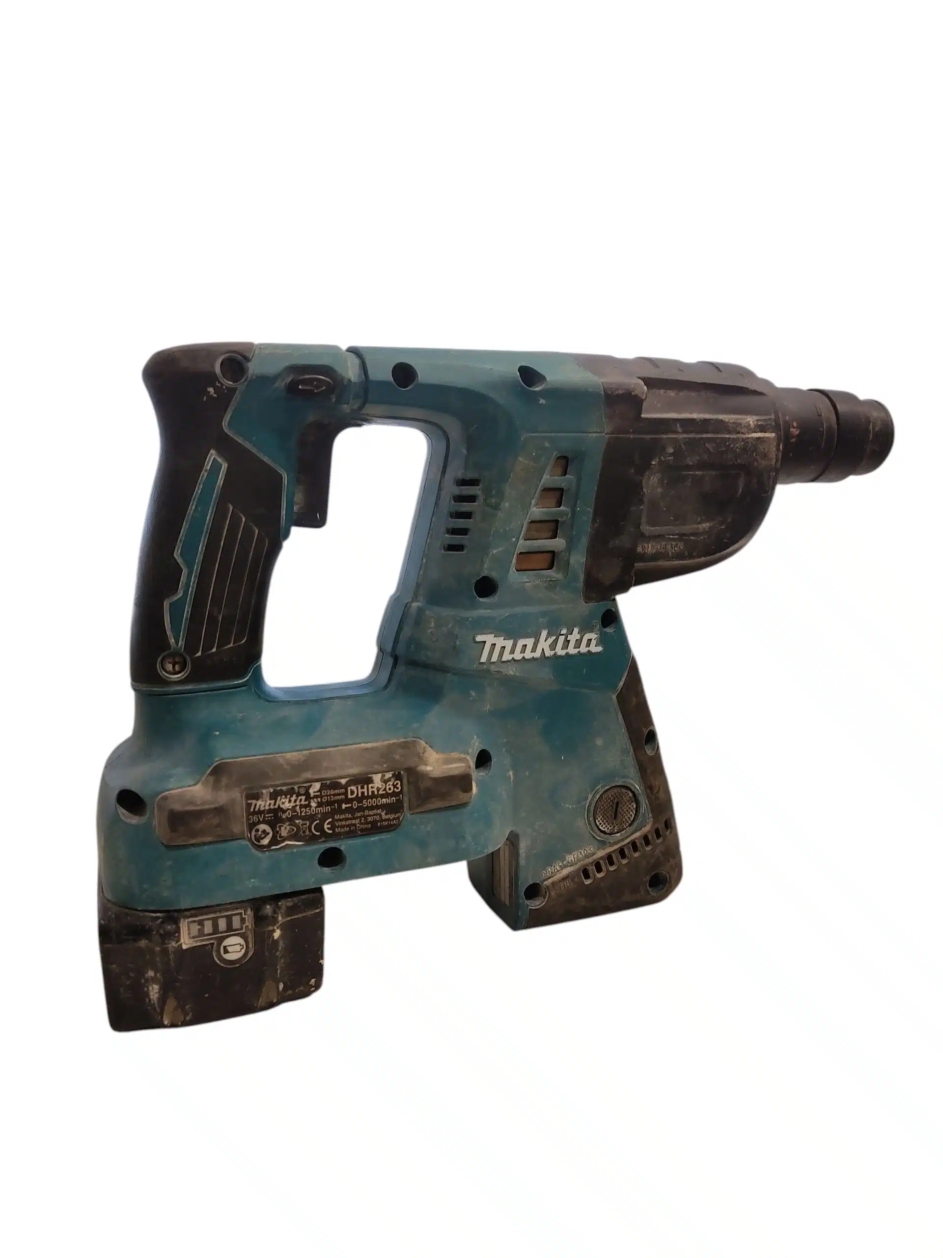 Makita DHR263Z Martillo Perforador + 2 Baterías 18v 4.0aH + Cargador Verde Segunda Mano - Imagen 3