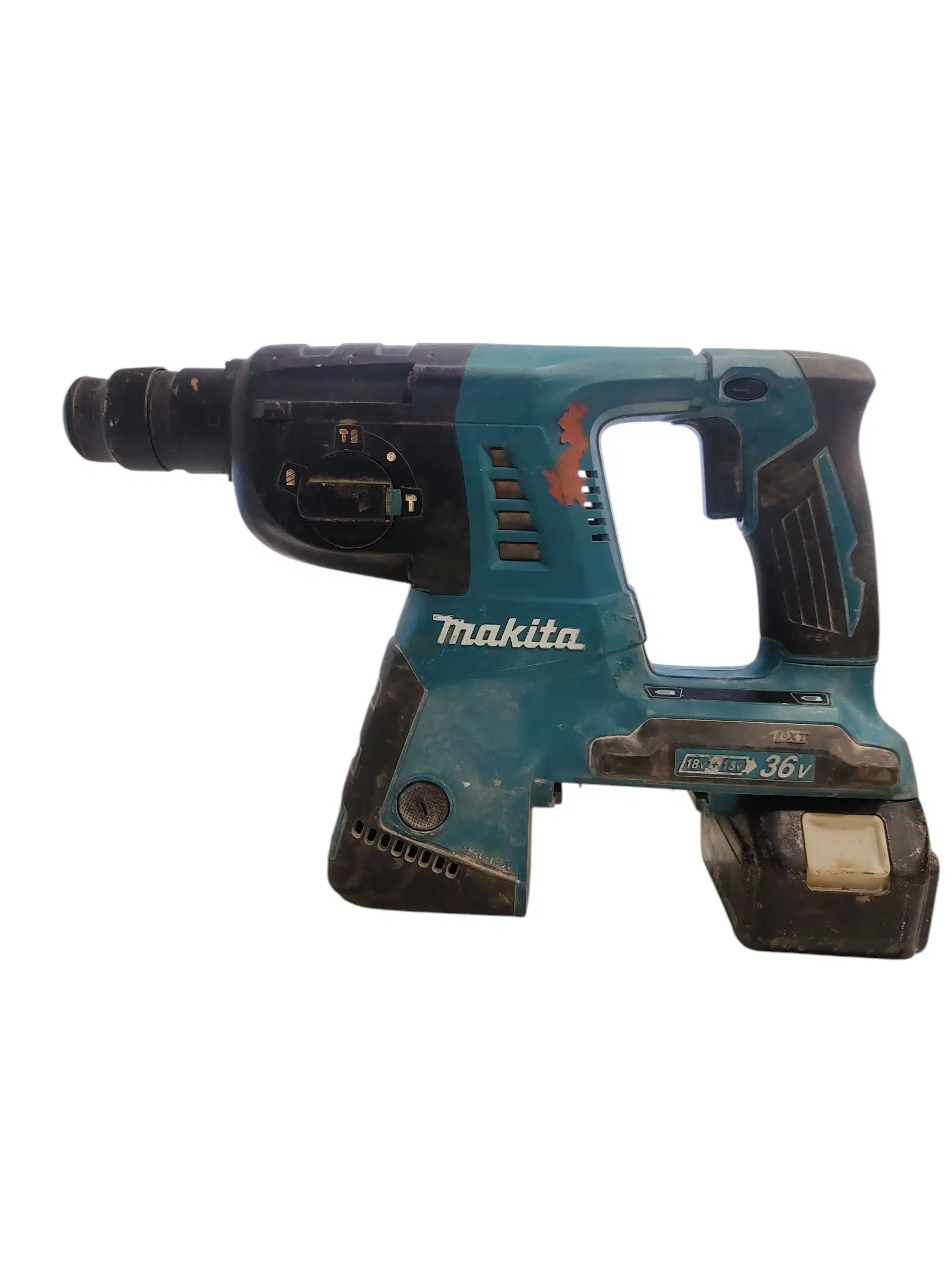 Makita DHR263Z Martillo Perforador + 2 Baterías 18v 4.0aH + Cargador Verde Segunda Mano - Imagen 6