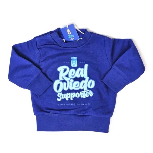 Sudadera Bebé Real Oviedo Azul