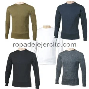 Camiseta termica M/Larga "Verde o Negra" "Talla S"