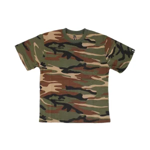 Camiseta para niño con camuflaje Boscoso
