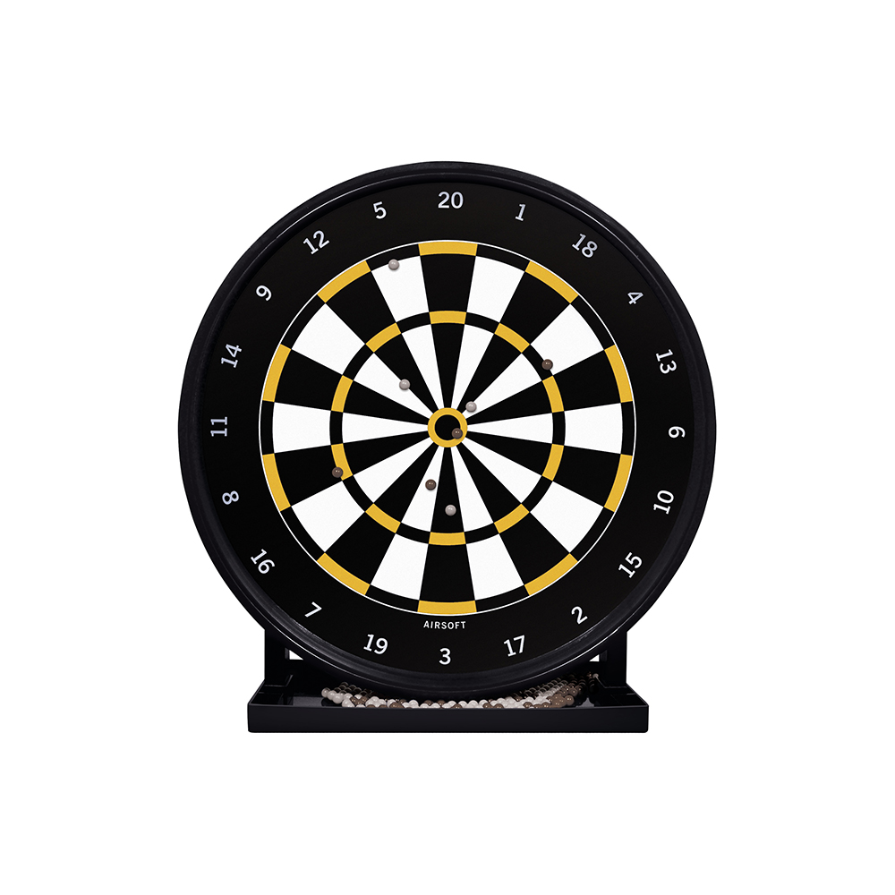 Tiro al Blanco c/ Pistola Gel Adhesivo 30cms 11 Juegos en español