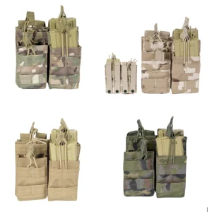 Funda cargador Foraventure doble molle cordon "Arido Pixelado y Tan"