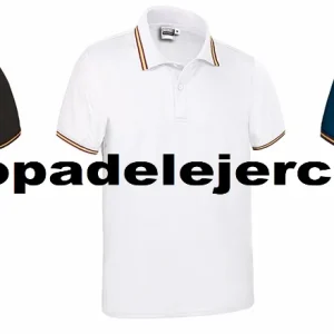 Polo España Negro, Blanco y Azul Marino