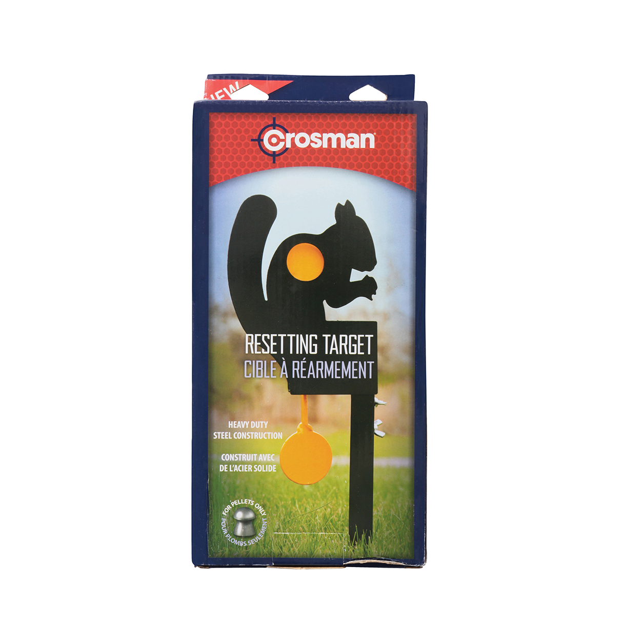 Blanco Target Practica de Tiro Acero Squirrel - Imagen 2