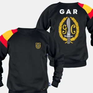 Sudadera Negra Con Bandera "GAR"