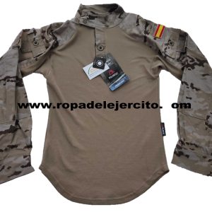 Camisa tactica arida pixelada de Infanteria Marina TERMORREGULADORA "Talla G" (original de la Armada)
