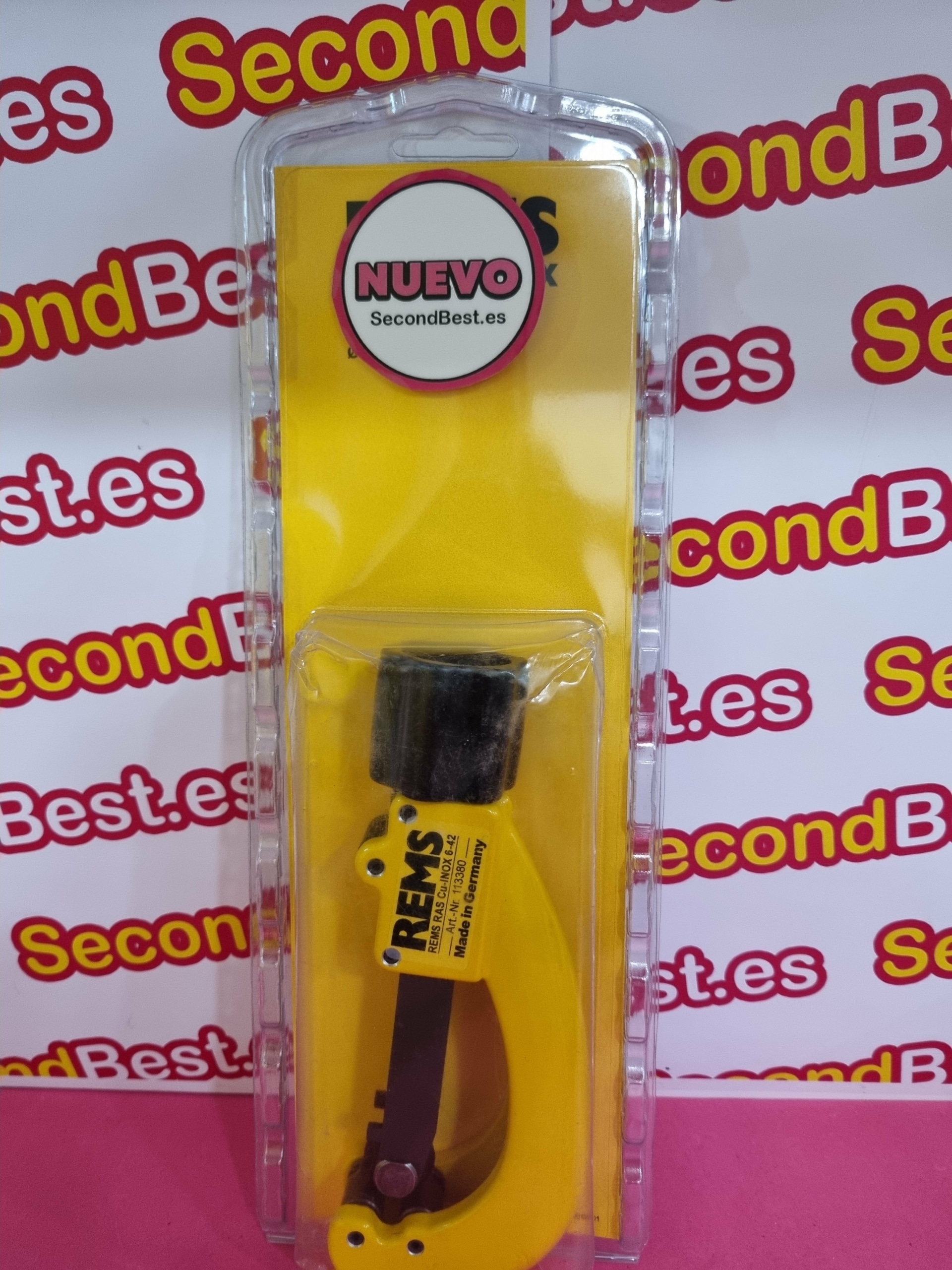 Cortatubos Rems RAS Cu-INOX 6-42mm Amarillo