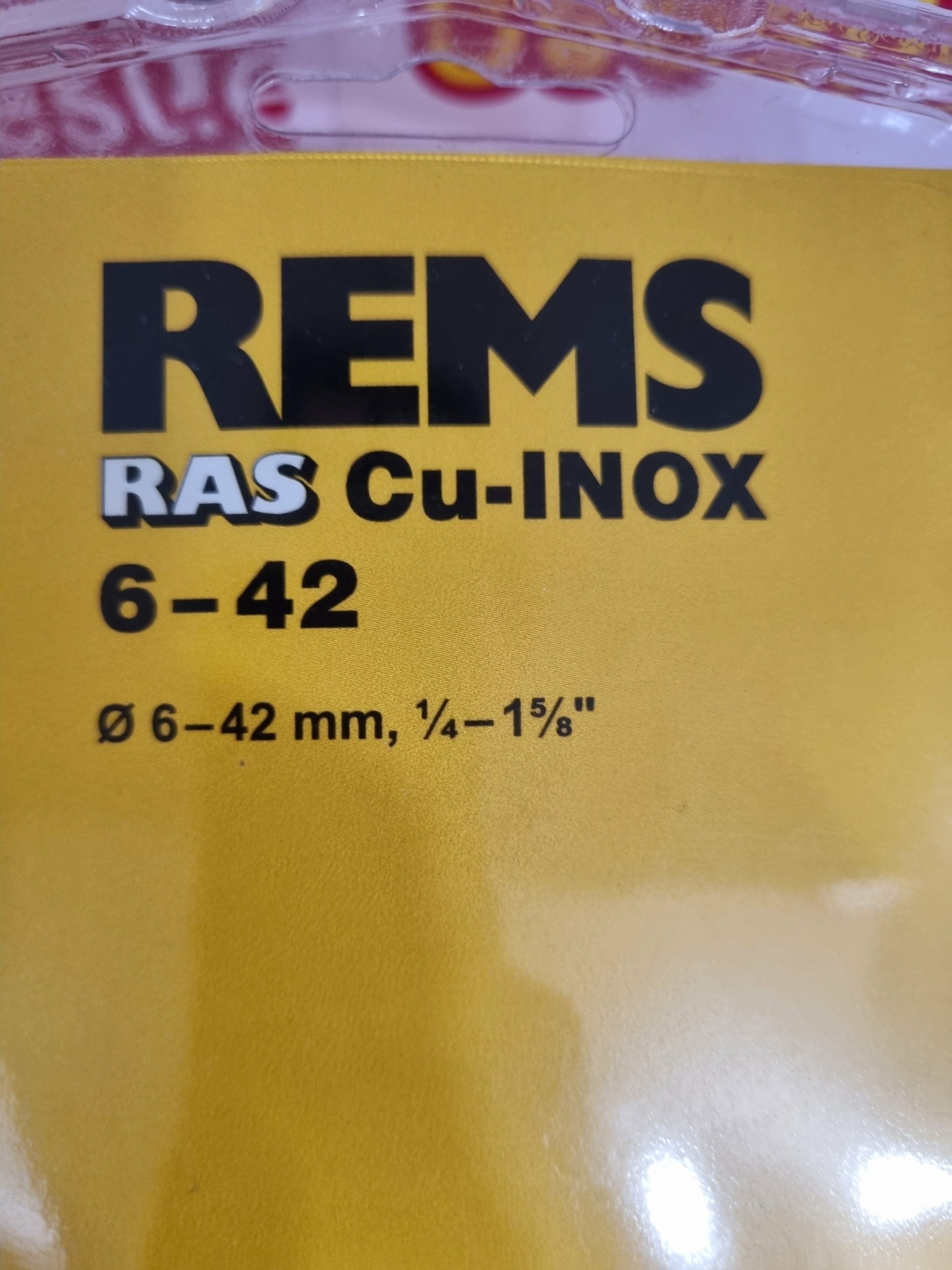 Cortatubos Rems RAS Cu-INOX 6-42mm Amarillo - Imagen 4